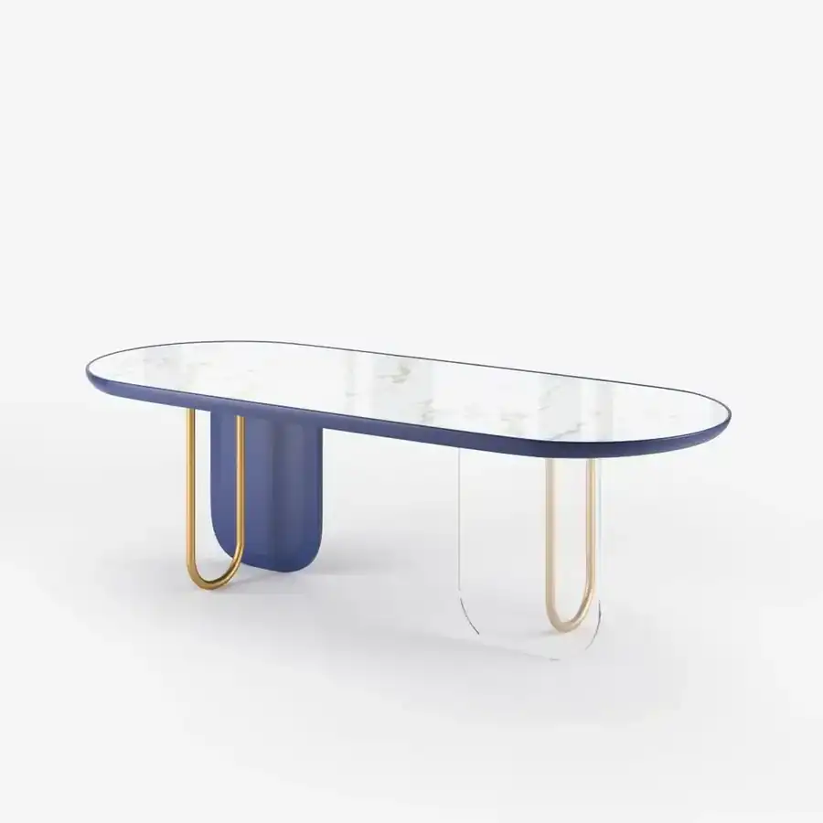 RIDEAU table / Aegean blue