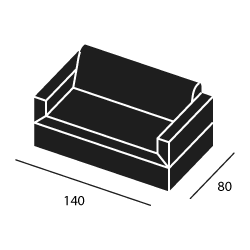 Aura Sofa dimensions
