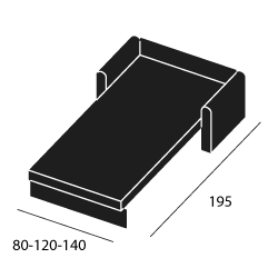 Charisma 2 Bed / alternative configuration dimensions