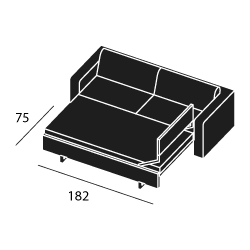 Harmony Bed / alternative configuration dimensions